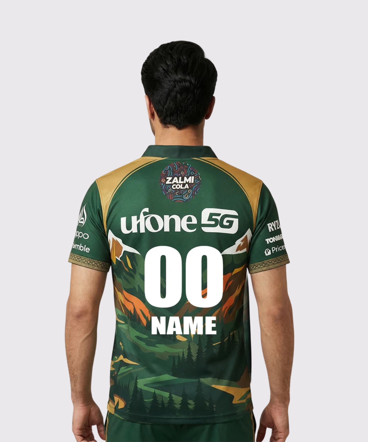 Peshawar Zalmi Official PSL XI Custom Training Jersey