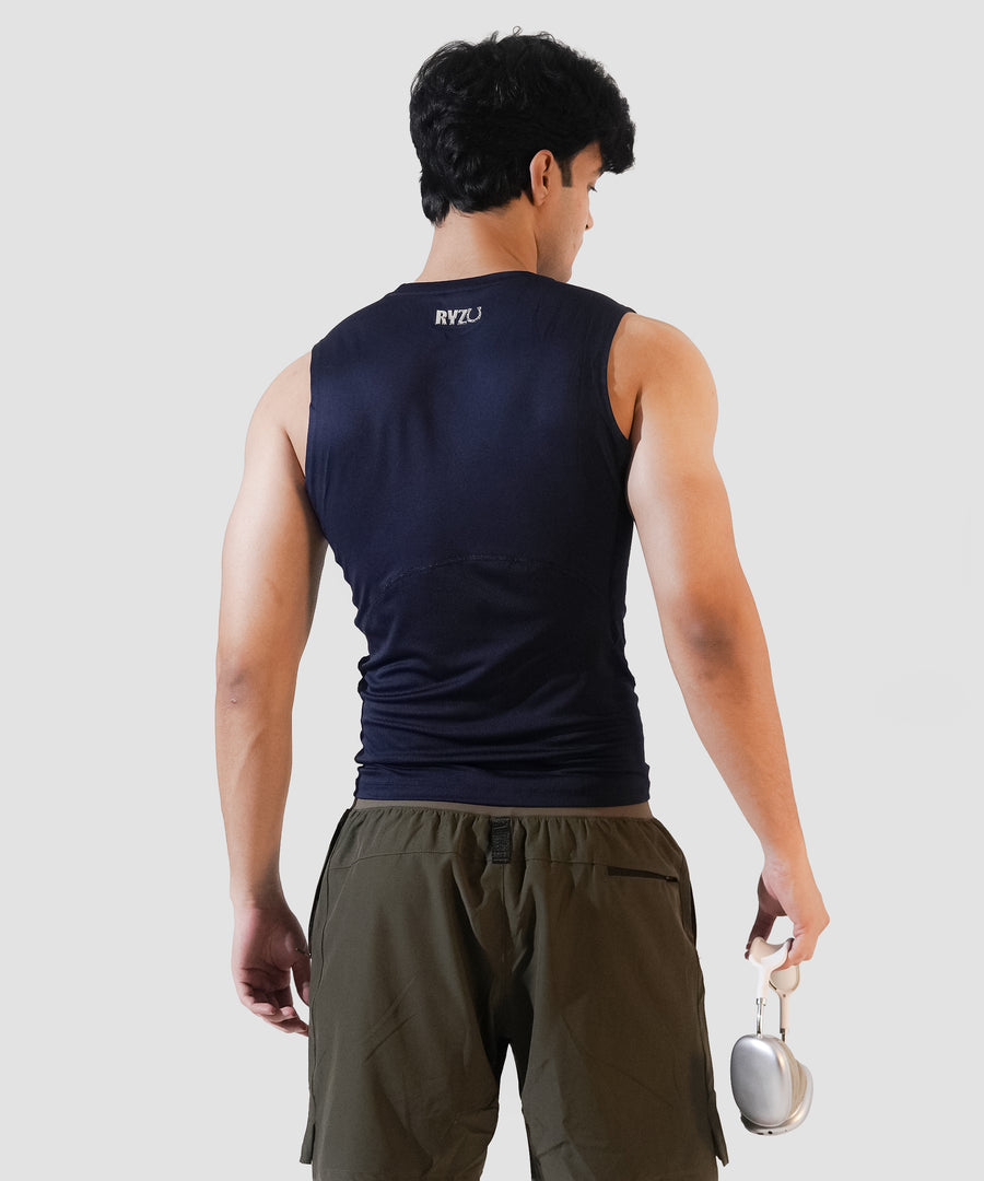 Mesh Soft Sleeveless Shirt