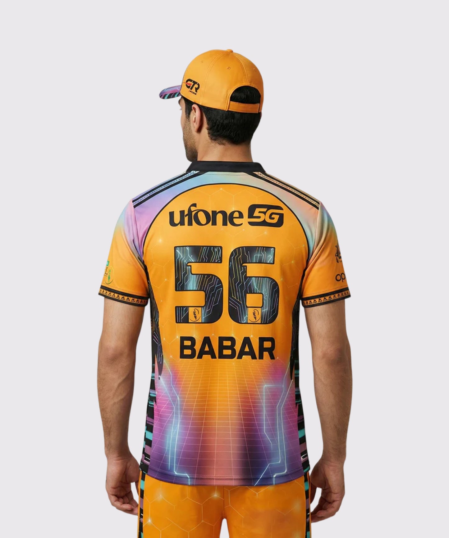 Peshawar Zalmi Official PSL XI Home Jersey (Babar 56)