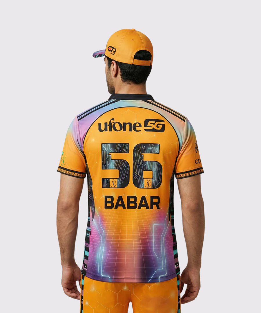 Peshawar Zalmi Official PSL XI Home Jersey (Babar 56)
